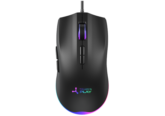 Nuovo Set Gaming Triadyn PLAY METIS Tastiera TAYGETE S Anti-Ghosting RGB Blue Switch + Mouse HELIKE 3600DPI HUANO + Tappetino per Mouse