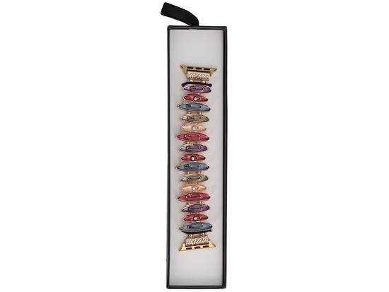 Nový náramek na smartwatch GlacierX Gleam Waves Stretch Bracelet Joyful Splash pro Apple Watch 38/40/41mm Mnohobarevný