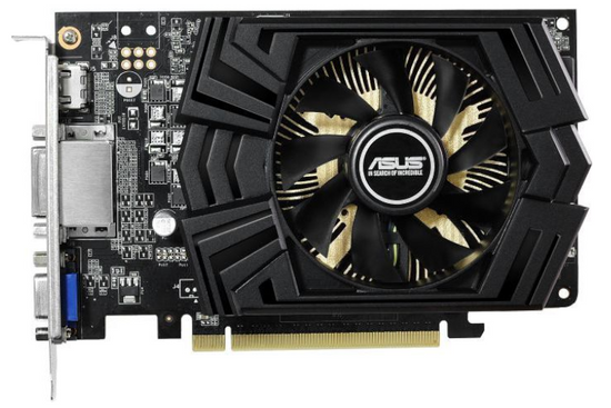 Tarjeta gráfica Asus GeForce GTX 750Ti 2GB GDDR5 de perfil alto