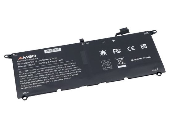 Nouvelle batterie pour Dell XPS 13 9370 9380 52Wh 7.6V 6500mAh DXGH8