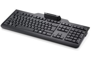 Clavier filaire Fujitsu KB100 USB QWERTZ + AUTOCOLLANTS