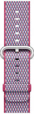 Original Apple Watch Strap Woven Nylon Berry Check 42mm en emballage scellé