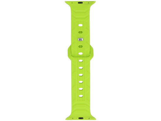 Bracelet pour smartwatch GlacierX Silicone Wave Neon Lime pour Apple Watch 42/44/45/49mm Lime.