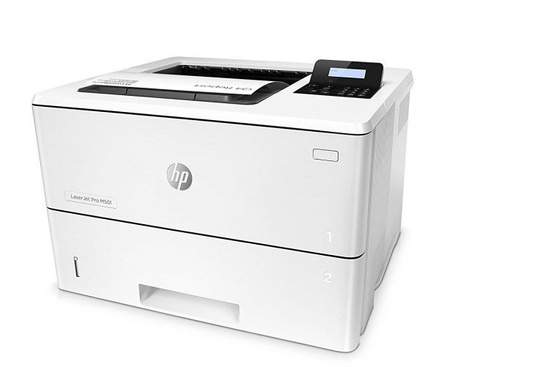 HP LaserJet Enterprise Pro M501 Laser Printer, 10,000 pages printed.