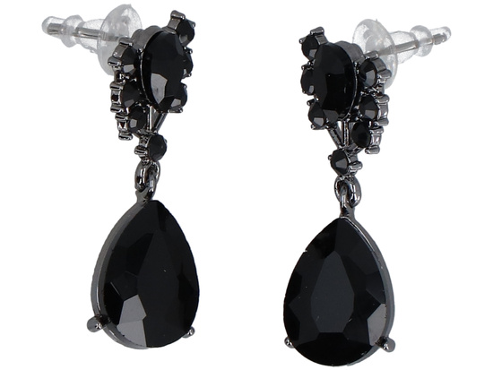 Ensemble de bijoux Gala Ensemble noir Collier + boucles d'oreilles