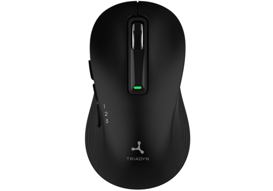 Nuevo Ratón Inalámbrico de Oficina Triadyn EUROPA Bluetooth 2.4 GHz 1600 DPI Negro