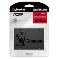 New hard drive SSD Kingston A400 480GB 2.5'' SATA III 500/450MBs SA400S37/480G