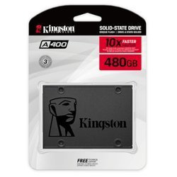 Nouveau disque dur SSD Kingston A400 480GB 2.5'' SATA III 500/450MBs SA400S37/480G