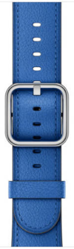 Original Apple Watch Classic Buckle Electric Blue 42mm Strap dans un emballage scellé