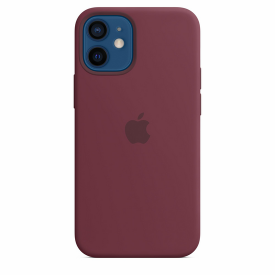 Original Silicone Case Apple iPhone 12 Mini Plum