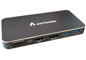 Estación de acoplamiento ARTICONA 4156215 USB-C HDMI DisplayPort VGA