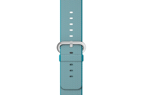 Originale Apple Orologio con cinturino in nylon intrecciato Scuba Blue 42mm in confezione sigillata