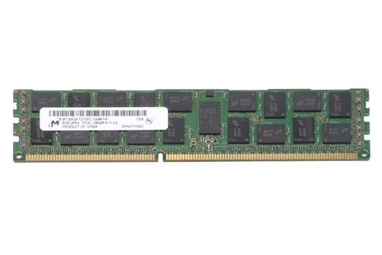 RAM Micron 8GB DDR3 1333MHz PC3L-10600R RDIMM ECC BUFFERED paměť