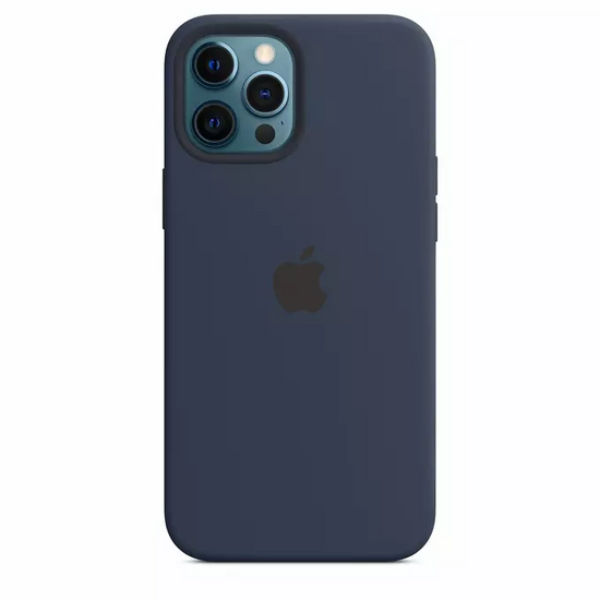 Originale caso Apple silicone iPhone 12 Pro Max Deep Navy