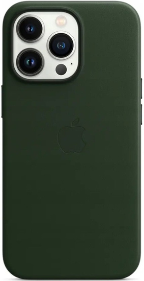 Originale caso Apple iPhone 13 Pro in pelle Verde Sequoia