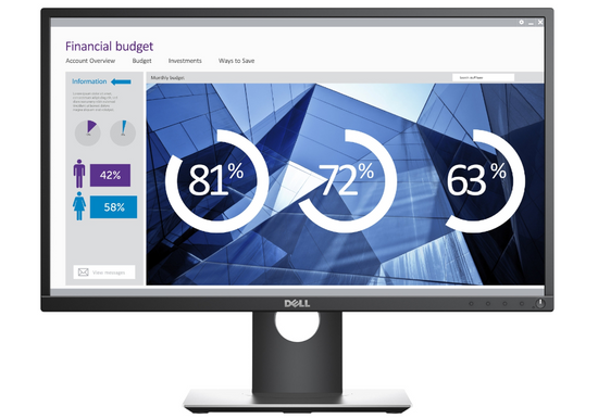 Monitor Dell P2417H 24" LED 1920x1080 IPS D-SUB HDMI Czarny Klasa A +Kabel Zasilający