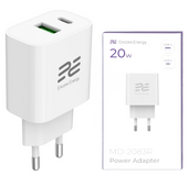 New Encore Energy wall charger PD 3.0 Quick Charge 4.0 USB-A USB-C 20W adapter MD-2083R