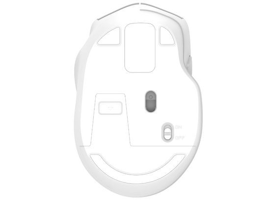 Nuevo Ratón Inalámbrico de Oficina Triadyn GALATEA 2.4GHz 3200DPI Blanco