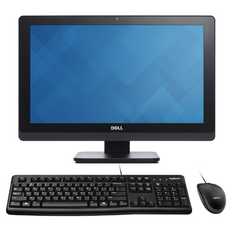 Dell Optiplex 3011 PC tout-en-un i3-3220 8GB 120GB SSD Camera Windows 10 Home + Logitech MK120 Clavier et Souris