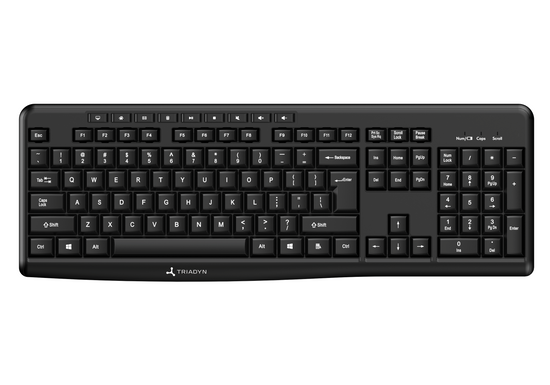 Nová bezdrátová kancelářská sada Triadyn LUNA Klávesnice YMIR a Myš NARVI 1600 DPI Do Domova a Kanceláře