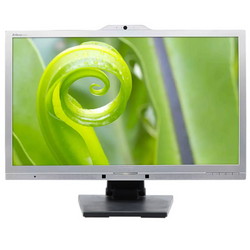 Philips 241P6Q 24" LED 1920x1080 IPS DisplayPort DVI Webcam Silver Without Stand + New Stand