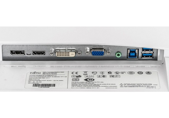 Fujitsu P27T-7 27" LED 2560x1440 IPS HDMI DP White Class A monitor
