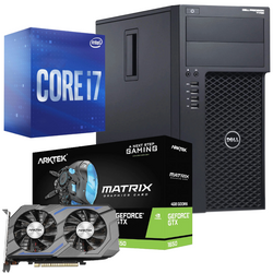 Dell T1700 Gaming Computer Tower i7-4770 3.4GHz | 16GB RAM | 512GB SSD | GTX 1650 4GB GDDR6 | Windows 10 Professional