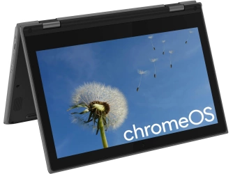 Touchscreen Lenovo Chromebook 300E 2nd Gen 2-in-1 Black Celeron N4000 4GB 32GB Flash 1366x768 Grade A- Chrome OS