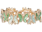 Bracelet Papillons Vert