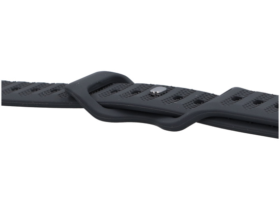 Ремінець для смарт-годинника GlacierX Silicone Ribbed Anthracite Grey для Apple Watch 42/44/45/49мм Антрацитовий