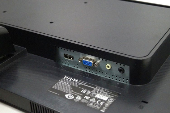 Monitor Philips 246V5L LED 1920x1080 HDMI D-SUB Černý Bez Stojanu Třída A-