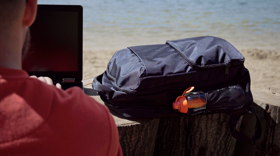 Neuer Laptop-Rucksack AMSO FRISK Wasserdicht und leicht KLB230335