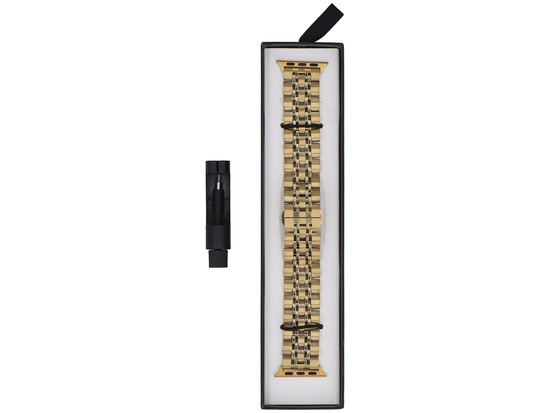 Nouveau bracelet pour smartwatch GlacierX Multi-Link Bracelet Gold pour Apple Watch 38/40/41mm Or