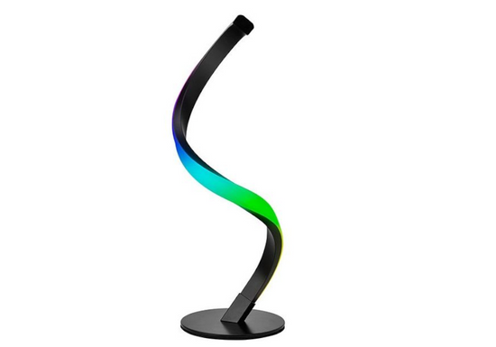Tracer Ambience Decorative Desk Lamp - Smart Spiral Black