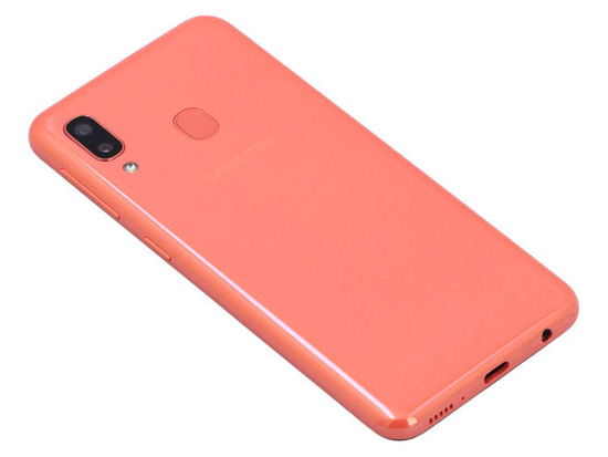 Samsung Galaxy A20e SM-A202F 3GB RAM 32GB 720x1520 DualSIM LTE Coral Předem použitý Android