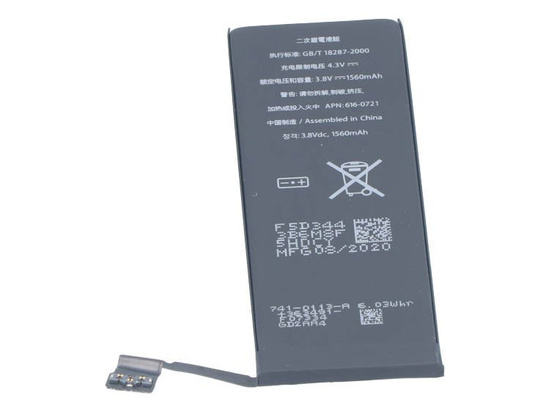 Neue Batterie Apple iPhone 5S 5C 616-0721 3.8V 5.92Whr 1560mAh