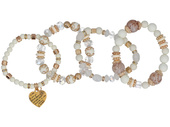 Pulsera Charms Blanca
