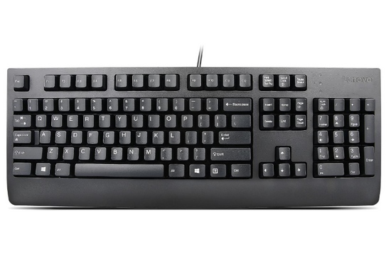 Neue Lenovo-Tastatur 4X30M86882 USB AZERTY Schwarz + Aufkleber