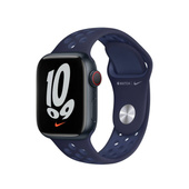 Originale Apple Nuovo orologio con cinturino Sport Band Nike Midnight Navy/Mystic Navy 41 mm
