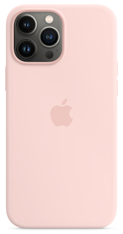 Originale Caso Apple Silicone iPhone 13 Pro Max Rosa Gesso