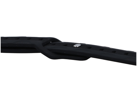 Pásek k smartwatchu GlacierX Silicone Wave Black pro Apple Watch 38/40/41mm Černý