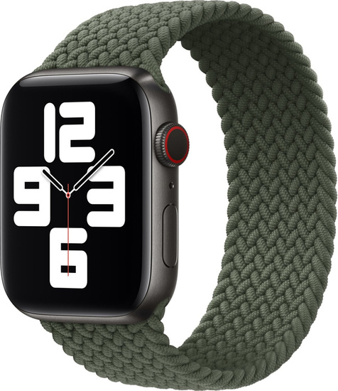 Original Apple Braided Solo Loop 40mm Strap Inv. Green Size 8