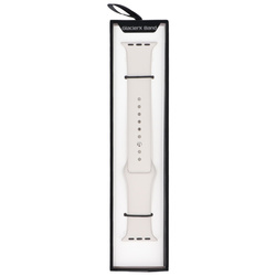 New GlacierX Silicone Pin Band Cosmic Glow Strap for Apple Watch 38/40/41mm Gray