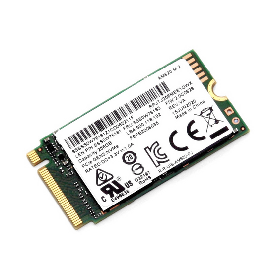 Lenovo UMIS 256GB M.2 AM620 2242 SSD-Disk