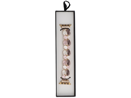 Nuovo bracciale per smartwatch GlacierX Gleam Syngonium Stretch Bracelet Dusty Purple per Apple Watch 38/40/41mm Viola.