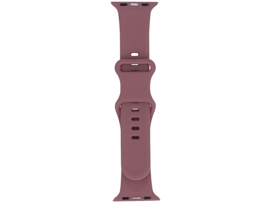 Nový pásek na smartwatch GlacierX Silicone Textured Dark Mauve pro Apple Watch 38/40/41mm Tmavě malinový