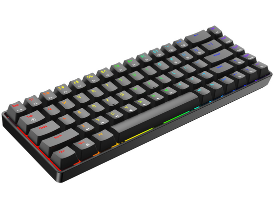 Neue Gaming Mechanische Tastatur Triadyn PLAY ELECTRA RGB Anti-Ghosting Rote Schalter Für Gamer Schwarz