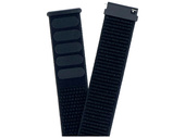 Nuova cinghia per smartwatch GlacierX Grip Strap Nylon Nero 22mm