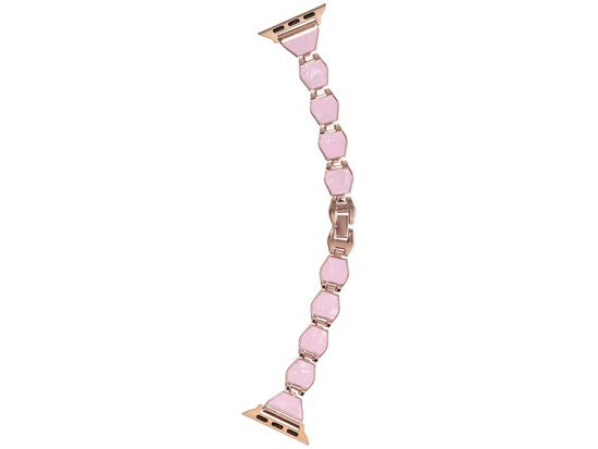 Nuovo bracciale per smartwatch GlacierX Pearl Glow Chain Bracelet Shell Bloom per Apple Watch 38/40/41mm Rosa-Oro