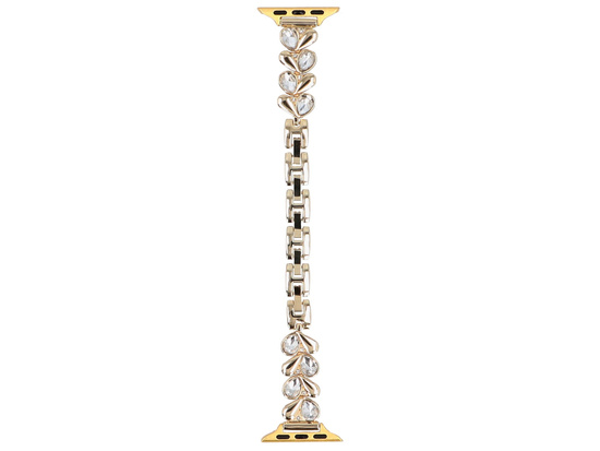 Nouvelle bracelet pour smartwatch GlacierX Heart Chain Bracelet Gold pour Apple Watch 38/40/41mm Couleur dorée